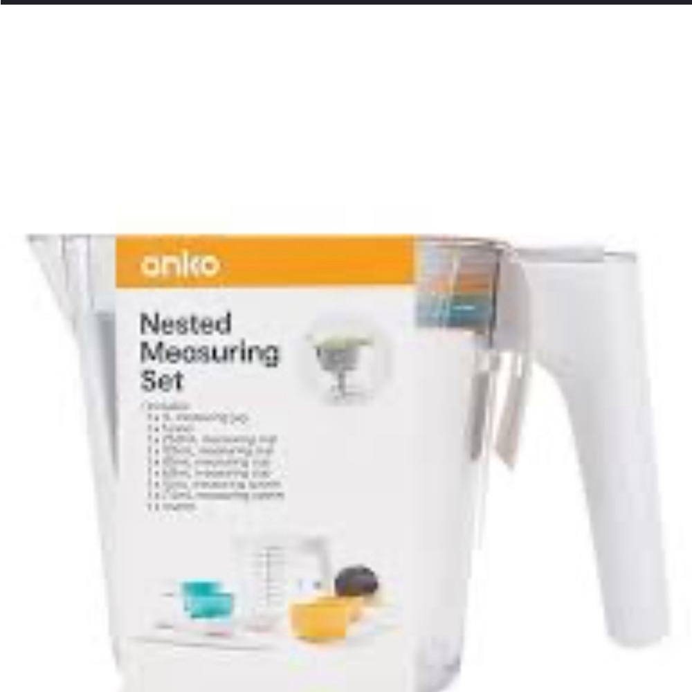 White Nested Measuring Set